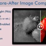Slim Before-After Image Comparison Slider