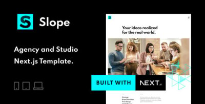 Slope - Responsive Agency & Studio Next JS Template