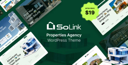 SoLink - Properties Agency WordPress Theme