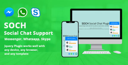 Soch Social Chat Support jQuery Plugin