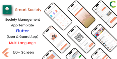 Society Management User App + Guard App Security App Building Management App Flutter