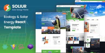 Soliur - Ecology & Solar Energy React Template