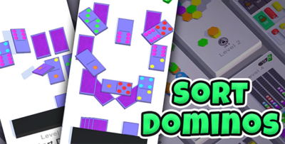 Sort Dominos - HyperCasual Puzzle Game - Unity