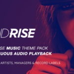 SoundRise - Music and Artist WordPress Theme