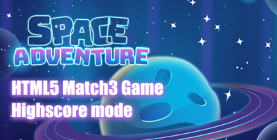 Space Adventures Match3 HTML5 Game