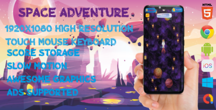 Space Game - Adventure HTML5 Game