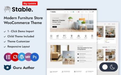 Stable - Modern Furniture Store WooCommerce Theme