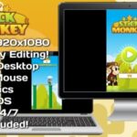 Stick Monkey - HTML5 Game + Mobile Version! (Construct 3 Construct 2 Capx)