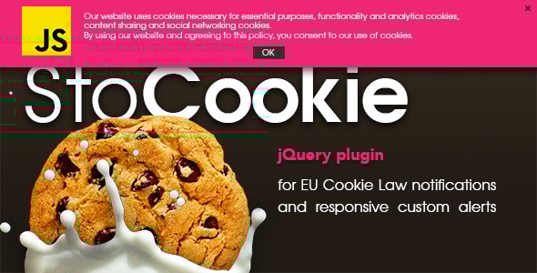 StoCookie jQuery plugin - Cookie Law Compliance and Custom Notifications StoCookie jQuery plugin - Cookie Law Compliance and Custom Notifications