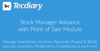 Stock Manager Advance with Point of Sale Module