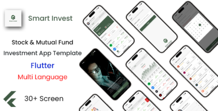 Stock & Mutual Fund Investment App Template in Flutter Smart Invest Multi Language