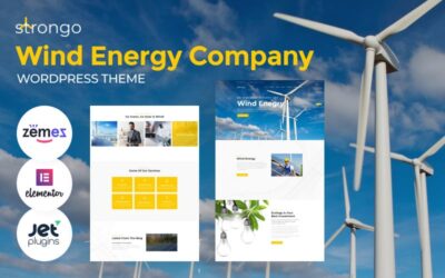 Strongo - Wind Energy Company WordPress Theme