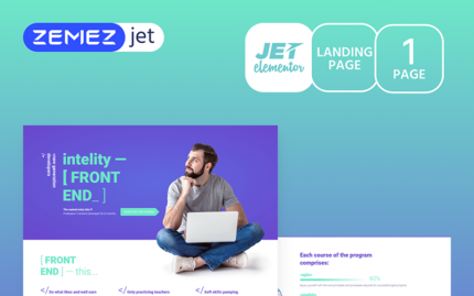 Studiex - IT Cources Jet Elementor Template