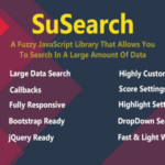 SuSearch - A Fuzzy JavaScript Search Plugin