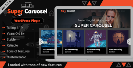 Super Carousel – Responsive WordPress Plugin