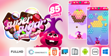 Super Sugar Hallucination - HTML5 Game (Construct3)