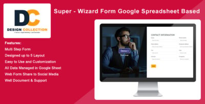 Super - Wizard Form Google Spreadsheets Based