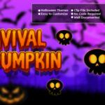 Survival Pumpkin Game - Platformer Game - HTML5, android Construct 3