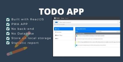 TODO App React JS (Local Storage)