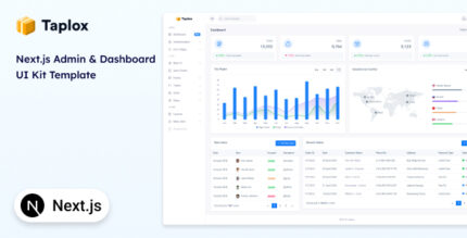 Taplox - Next.js Admin Dashboard and UI Kit Template