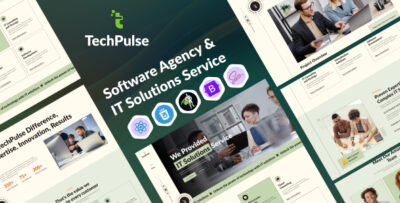 TechPulse - Software Agency & IT Solutions Service React JS Template