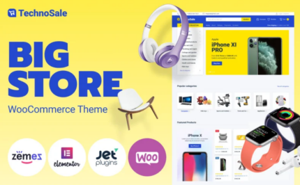 TechnoSale - Modern Online ECommerce Grocery Store WooCommerce Theme