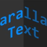 Text Parallax Effects in JavaScript