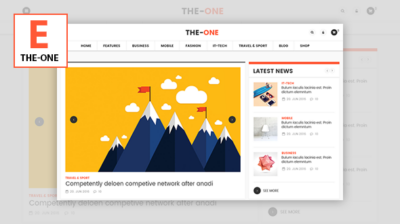 The One News Magazine Blog - Responsive WordPress