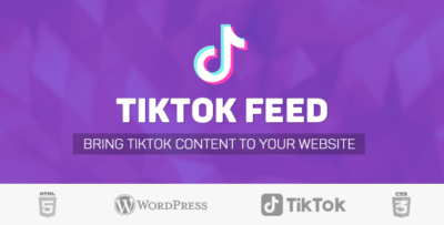 TikTok User Videos Feed for WordPress