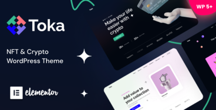 Toka – NFT and Crypto WordPress Theme