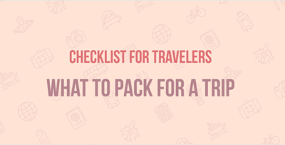 Travel Checklist - JavaScript Template (plugin) for Travel websites