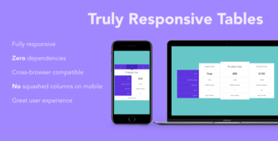 Truly Responsive Comparison Tables