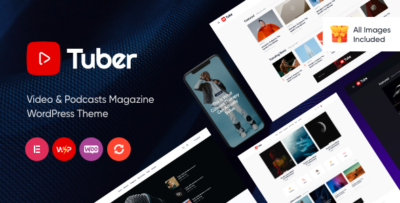 Tuber - Video Blog & Podcast WordPress Theme