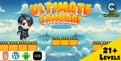 Ultimate Samurai HTML5 Construct 3 Game