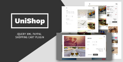 UniShop - jQuery XML PayPal Shopping Cart Plugin