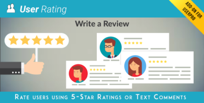 User Rating Review Add on for UserPro