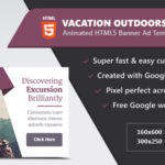 Vacation Outdoors Tourism - HTML5 Banner Ad Templates