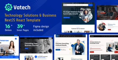 Vatech - Technology Solutions & Business NextJS React Template