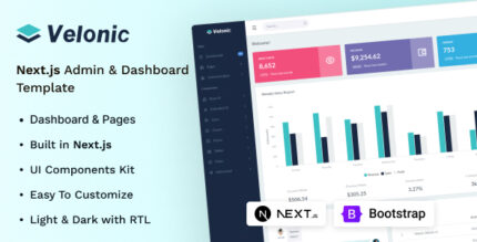 Velonic - Next.js Admin & Dashboard Template