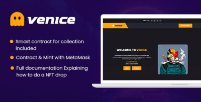 Venice - NFT Drop Collection Template