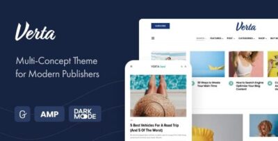 Verta - Multi-Concept WordPress Theme
