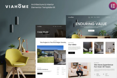 Viahome - Architecture & Interior Elementor Template Kit