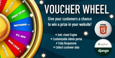 Voucher Wheel - Engage and give prizes to your customers