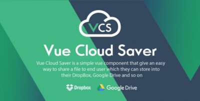 Vue Cloud Saver - Vue Component for File Sharing