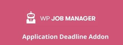 WP Job Manager Application Deadline Addon