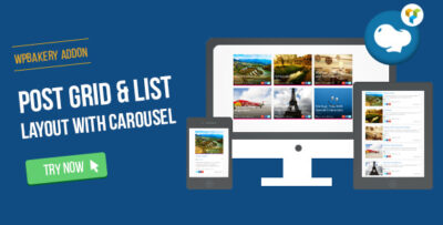 WPBakery Page Builder - Post GridList Layout With Carousel