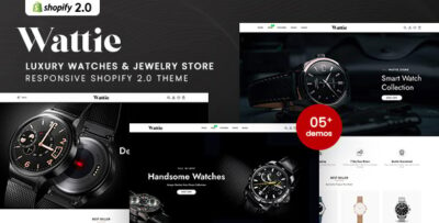 Wattie - Luxury Watches & Jewelry Store Shopify 2.0 Theme