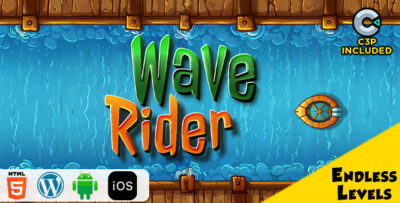 Wave Rider HTML5 Construct 3 Game