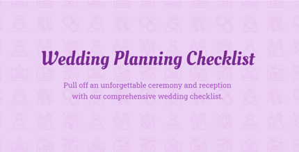 Wedding Checklist — JavaScript Template (plugin) for Wedding websites