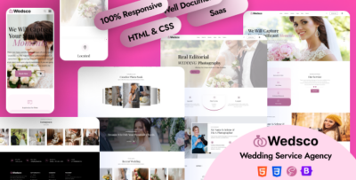 Wedsco Wedding Planner HTML Template